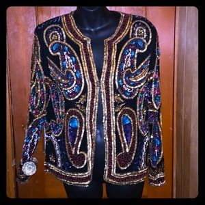 Vintage Sequin Blazer